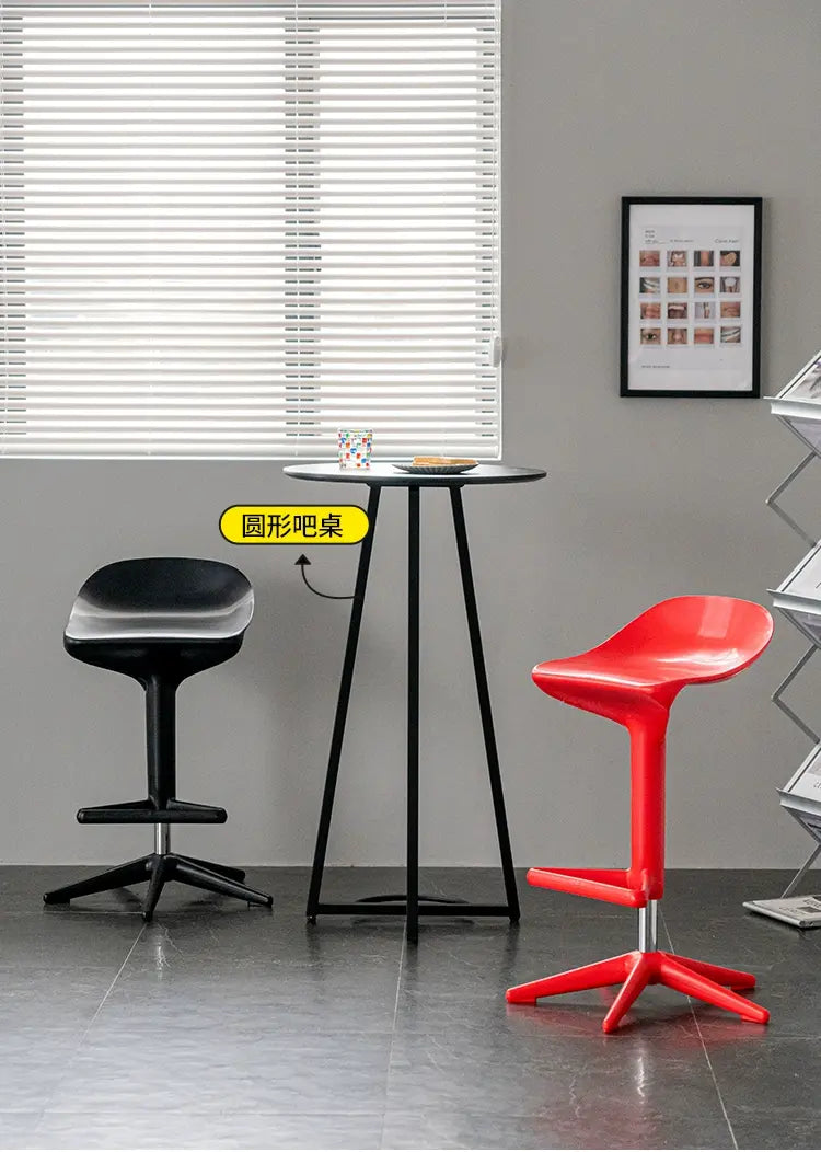ABOUT WHITE Isolde Minimalist Sleek Bar Chair from ABOUT WHITE
