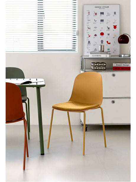 ABOUT WHITE Isolde Minimalist Stackable Dining Chair from ABOUT WHITE