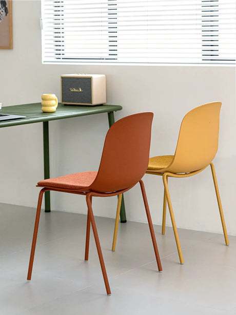 ABOUT WHITE Isolde Minimalist Stackable Dining Chair from ABOUT WHITE