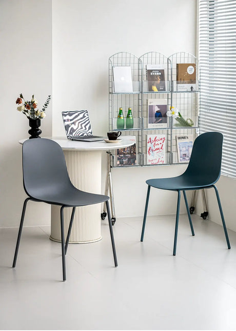 ABOUT WHITE Isolde Minimalist Stackable Dining Chair from ABOUT WHITE