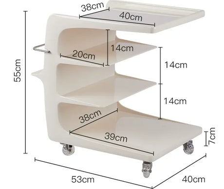 ABOUT WHITE Isolde Modern Minimalist Acrylic Coffee Table from ABOUT WHITE