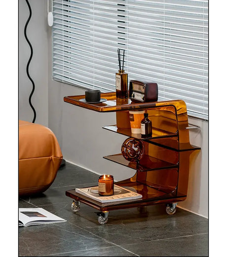 ABOUT WHITE Isolde Modern Minimalist Acrylic Coffee Table from ABOUT WHITE