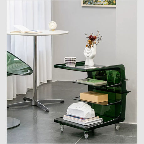 ABOUT WHITE Isolde Modern Minimalist Acrylic Coffee Table from ABOUT WHITE