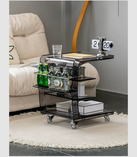 ABOUT WHITE Isolde Modern Minimalist Acrylic Coffee Table from ABOUT WHITE