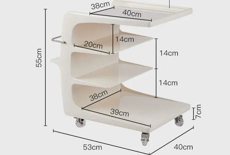 ABOUT WHITE Isolde Modern Minimalist Acrylic Coffee Table from ABOUT WHITE