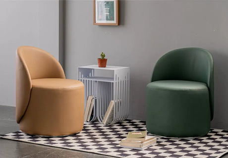 ABOUT WHITE Isolde Velvet Rotating Single Chair from ABOUT WHITE