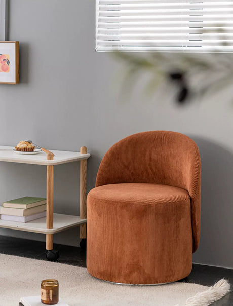 ABOUT WHITE Isolde Velvet Rotating Single Chair from ABOUT WHITE