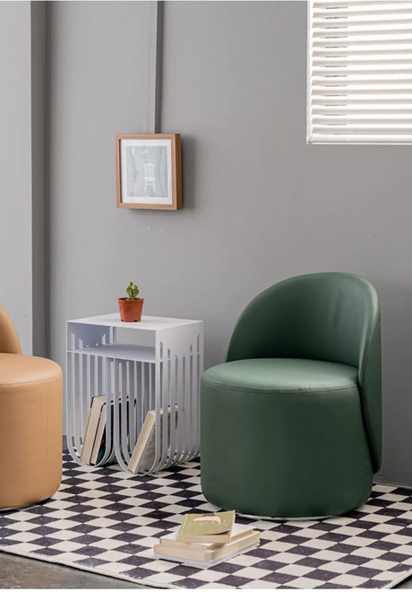 ABOUT WHITE Isolde Velvet Rotating Single Chair from ABOUT WHITE