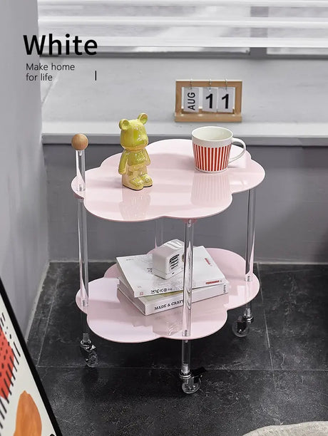ABOUT WHITE Jiaxing Versatile Movable Storage Side Table. from ABOUT WHITE