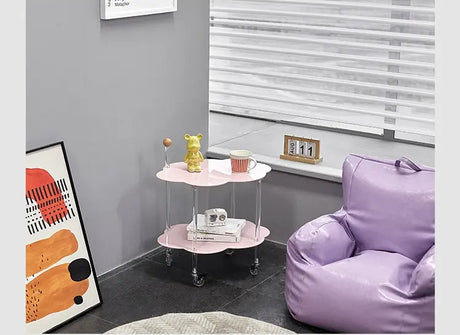 ABOUT WHITE Jiaxing Versatile Movable Storage Side Table. from ABOUT WHITE
