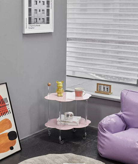 ABOUT WHITE Jiaxing Versatile Movable Storage Side Table. from ABOUT WHITE