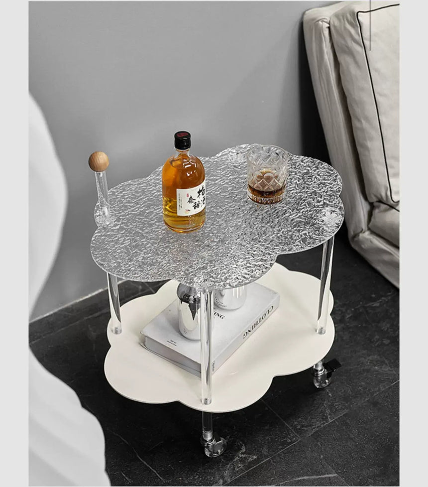 ABOUT WHITE Jiaxing Versatile Movable Storage Side Table. from ABOUT WHITE