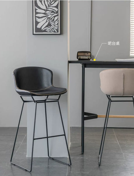 ABOUT WHITE Jindal Sleek Nordic Luxury Bar Stool from ABOUT WHITE