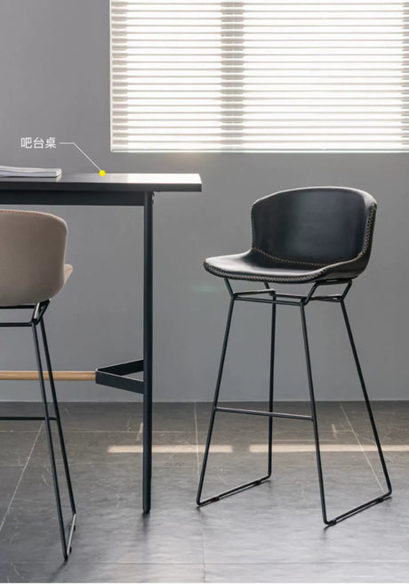 ABOUT WHITE Jindal Sleek Nordic Luxury Bar Stool from ABOUT WHITE