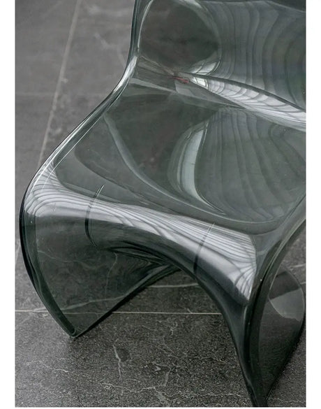 ABOUT WHITE Jintae Minimalist Transparent Dining Chair from ABOUT WHITE