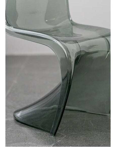 ABOUT WHITE Jintae Minimalist Transparent Dining Chair from ABOUT WHITE