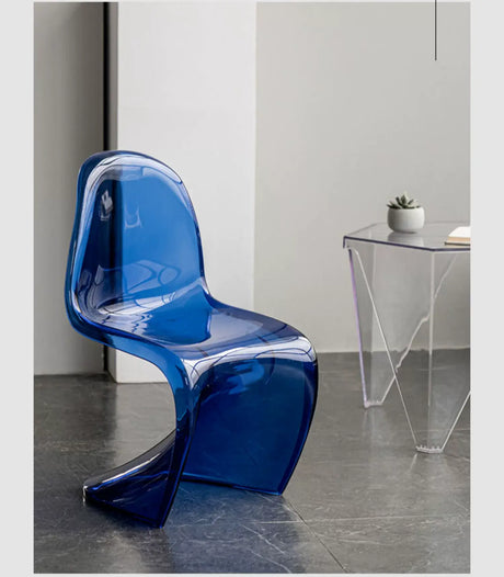 ABOUT WHITE Jintae Minimalist Transparent Dining Chair from ABOUT WHITE