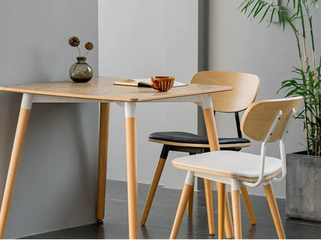 ABOUT WHITE Jisoo Elegant Solid Wood Reception Table from ABOUT WHITE