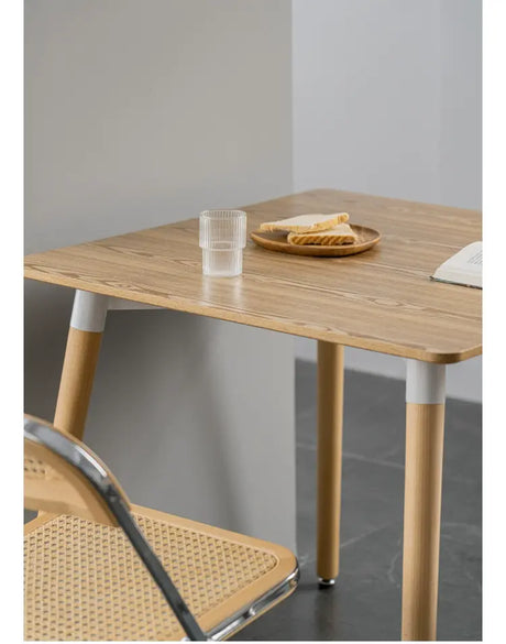 ABOUT WHITE Jisoo Elegant Solid Wood Reception Table from ABOUT WHITE