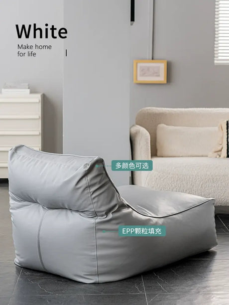 ABOUT WHITE Juniper Cozy Modern Bean Bag Lounge Chair from ABOUT WHITE
