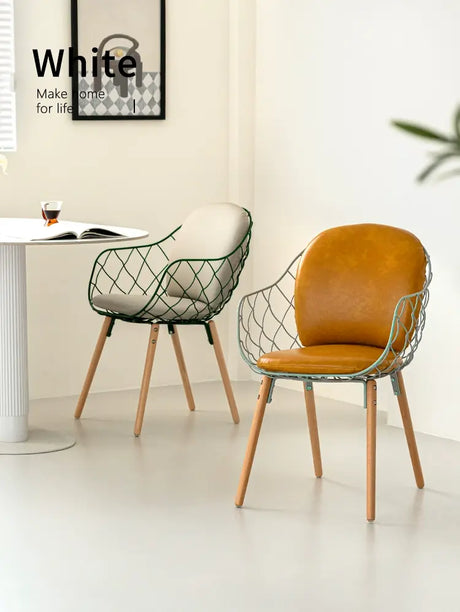 ABOUT WHITE Juniper Elegant Soft Backrest Dining Chair from ABOUT WHITE