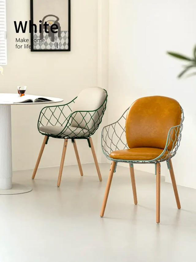 ABOUT WHITE Juniper Elegant Soft Backrest Dining Chair from ABOUT WHITE