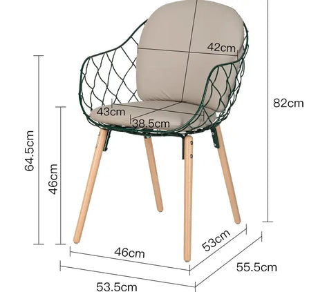 ABOUT WHITE Juniper Elegant Soft Backrest Dining Chair from ABOUT WHITE