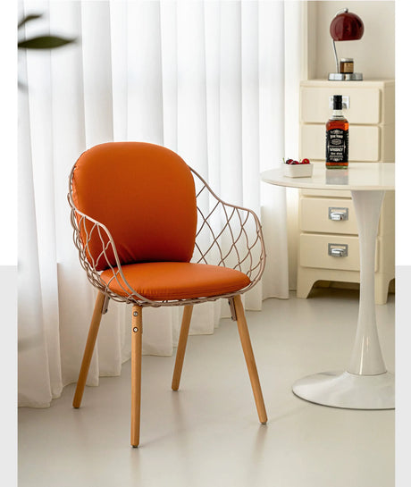 ABOUT WHITE Juniper Elegant Soft Backrest Dining Chair from ABOUT WHITE
