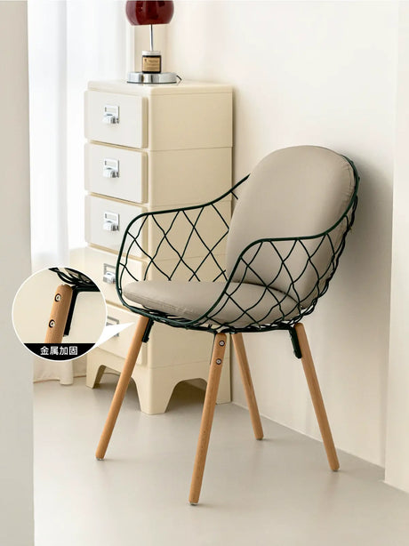 ABOUT WHITE Juniper Elegant Soft Backrest Dining Chair from ABOUT WHITE