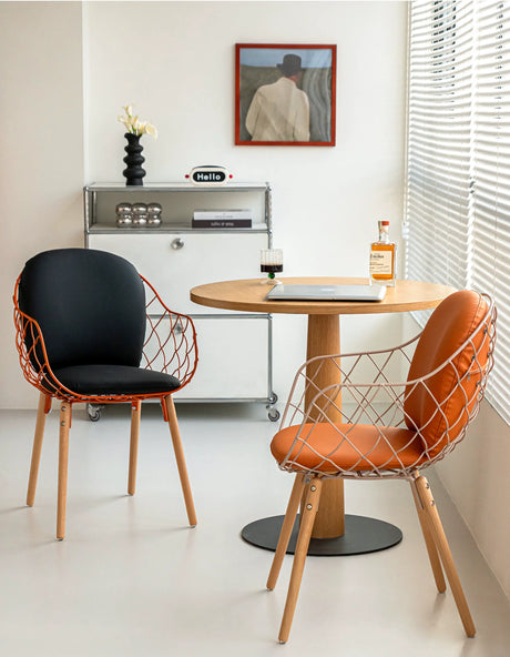 ABOUT WHITE Juniper Elegant Soft Backrest Dining Chair from ABOUT WHITE