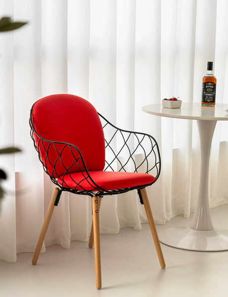 ABOUT WHITE Juniper Elegant Soft Backrest Dining Chair from ABOUT WHITE