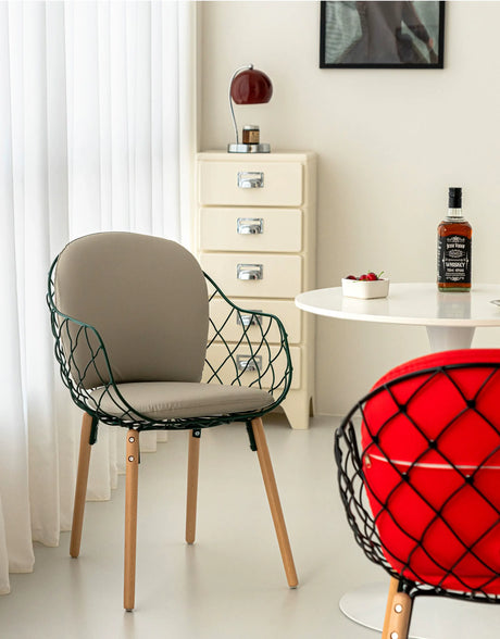 ABOUT WHITE Juniper Elegant Soft Backrest Dining Chair from ABOUT WHITE