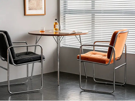 ABOUT WHITE Juniper Soft Nordic Bag Leather Dining Chair Set from ABOUT WHITE