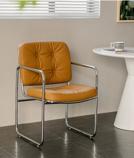 ABOUT WHITE Juniper Soft Nordic Bag Leather Dining Chair Set from ABOUT WHITE