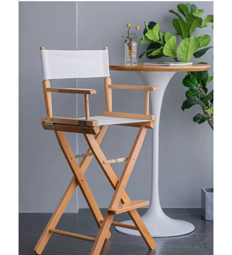 ABOUT WHITE Juniper Stylish Minimalist High Stool from ABOUT WHITE