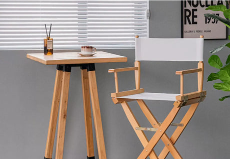 ABOUT WHITE Juniper Stylish Minimalist High Stool from ABOUT WHITE