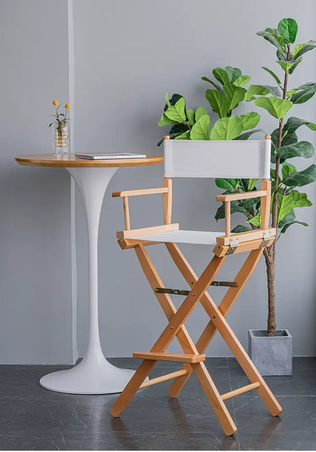 ABOUT WHITE Juniper Stylish Minimalist High Stool from ABOUT WHITE
