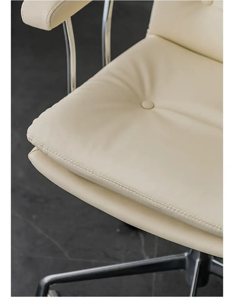 ABOUT WHITE Kaelson Ergonomic Creamy Office Chair from ABOUT WHITE