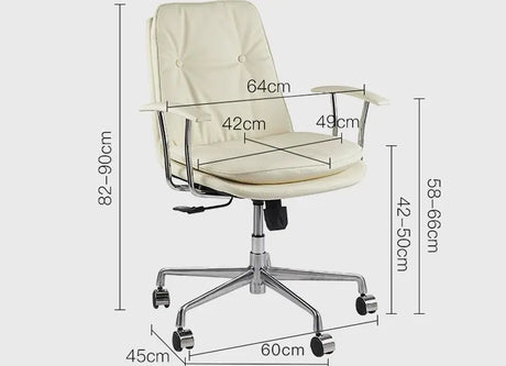 ABOUT WHITE Kaelson Ergonomic Creamy Office Chair from ABOUT WHITE