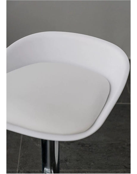 ABOUT WHITE Katowice Sleek Nordic Bar Chair from ABOUT WHITE