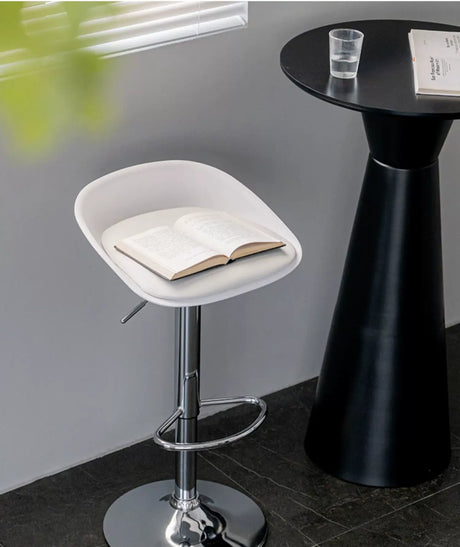 ABOUT WHITE Katowice Sleek Nordic Bar Chair from ABOUT WHITE