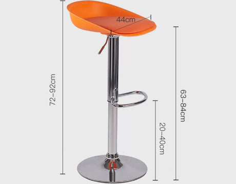 ABOUT WHITE Katowice Sleek Nordic Bar Chair from ABOUT WHITE