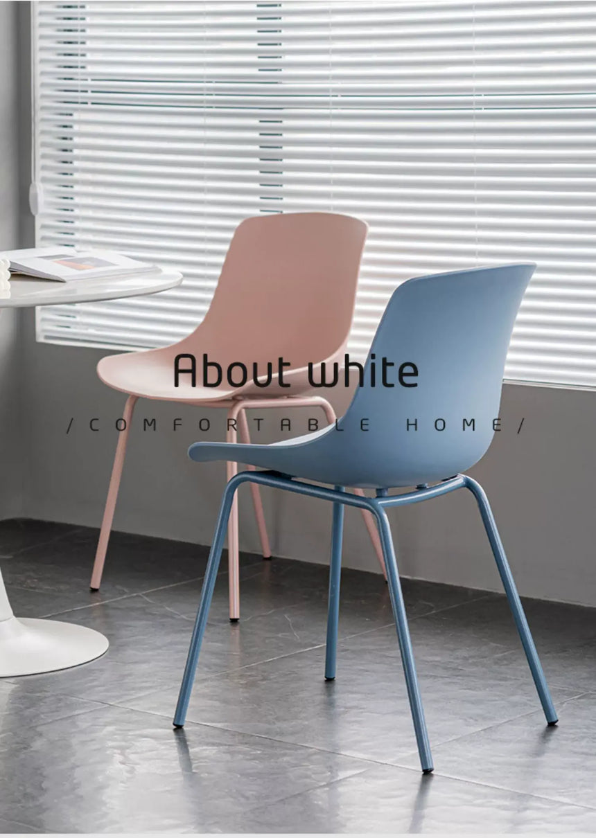 ABOUT WHITE Kiyomizu Elegant Minimalist Dining Chair from ABOUT WHITE