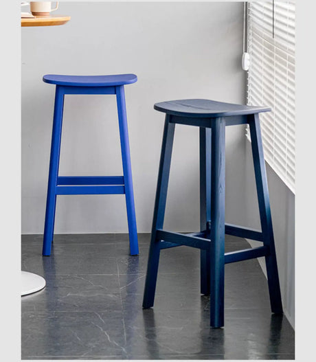 ABOUT WHITE Kyoto Elegant Solid Wood Barstool from ABOUT WHITE