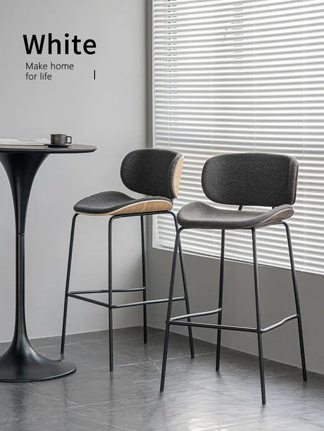 ABOUT WHITE Larsvik Contemporary Natural Wood Footstool from ABOUT WHITE