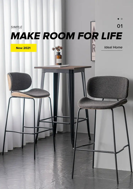 ABOUT WHITE Larsvik Contemporary Natural Wood Footstool from ABOUT WHITE