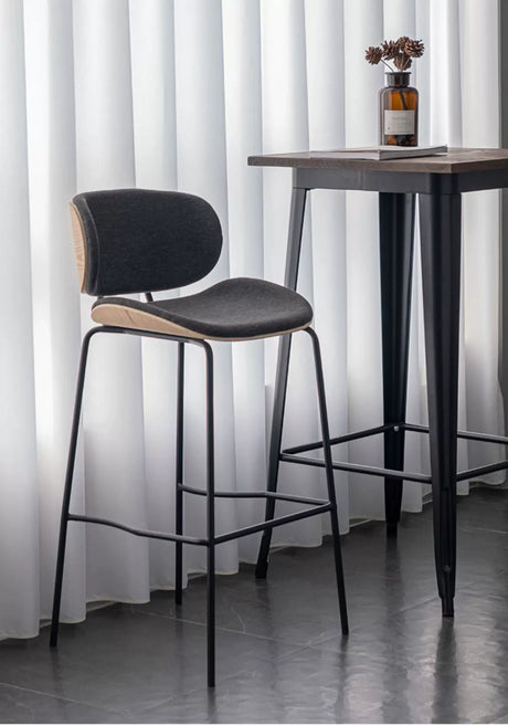 ABOUT WHITE Larsvik Contemporary Natural Wood Footstool from ABOUT WHITE