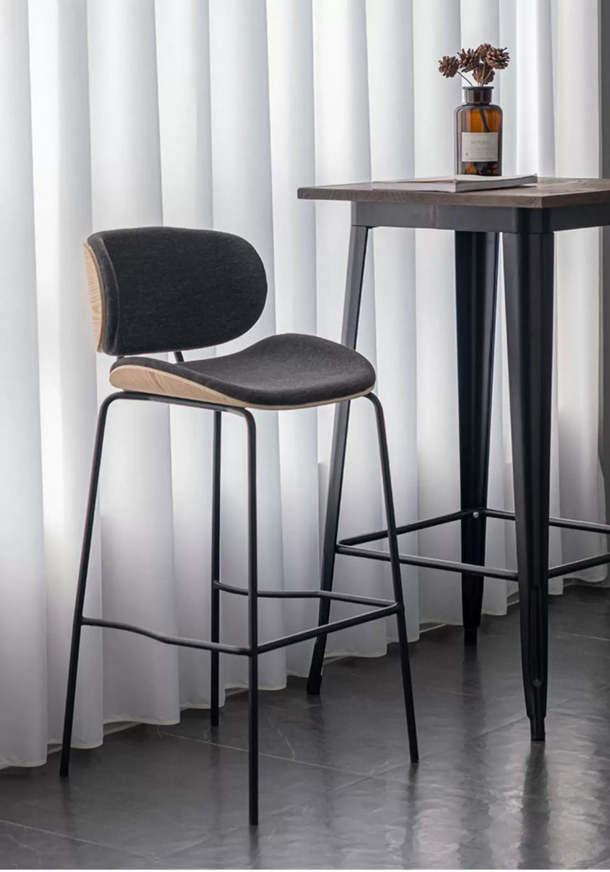 ABOUT WHITE Larsvik Contemporary Natural Wood Footstool from ABOUT WHITE