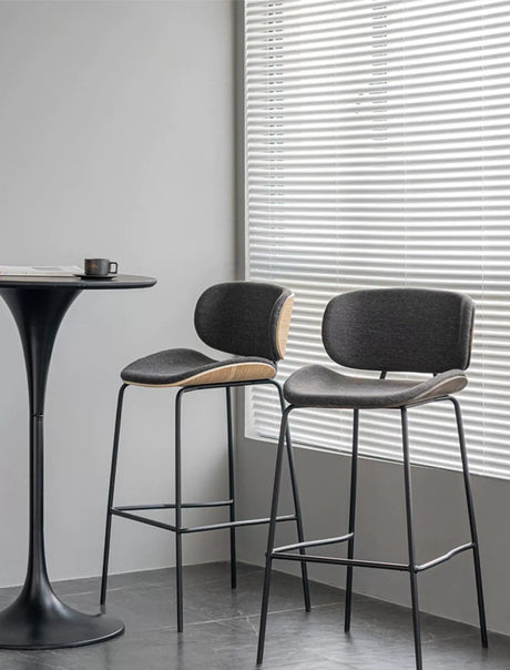 ABOUT WHITE Larsvik Contemporary Natural Wood Footstool from ABOUT WHITE