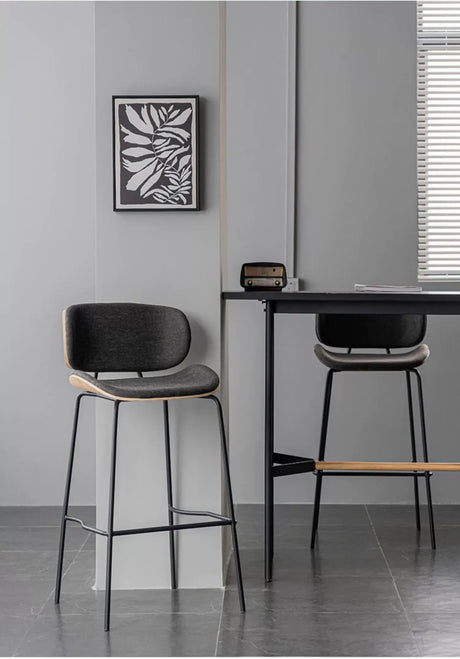 ABOUT WHITE Larsvik Contemporary Natural Wood Footstool from ABOUT WHITE